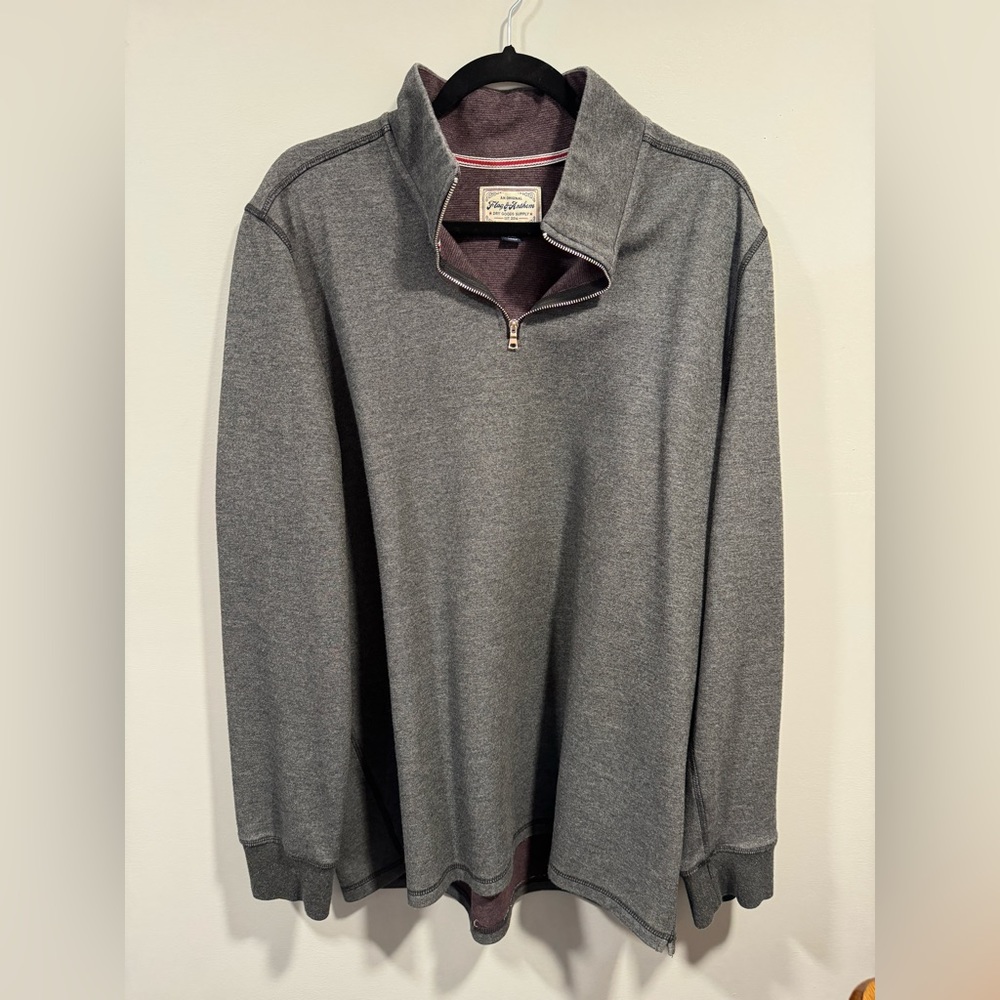 Flag and Anthem 1/4 Zip Pullover